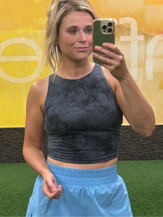 Old Navy Tops - Black Marble Sports Activewear Crop Top